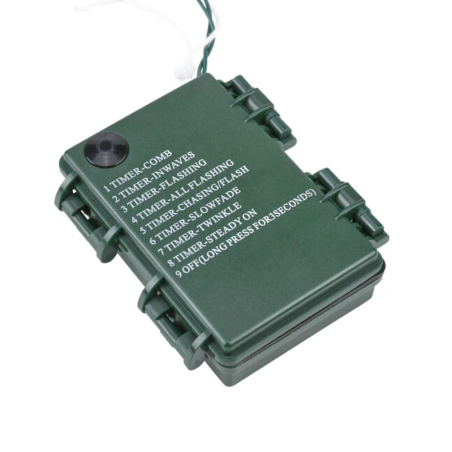 Holiday Living 35-Count Multi-function Multicolor LED Battery-operated Timer