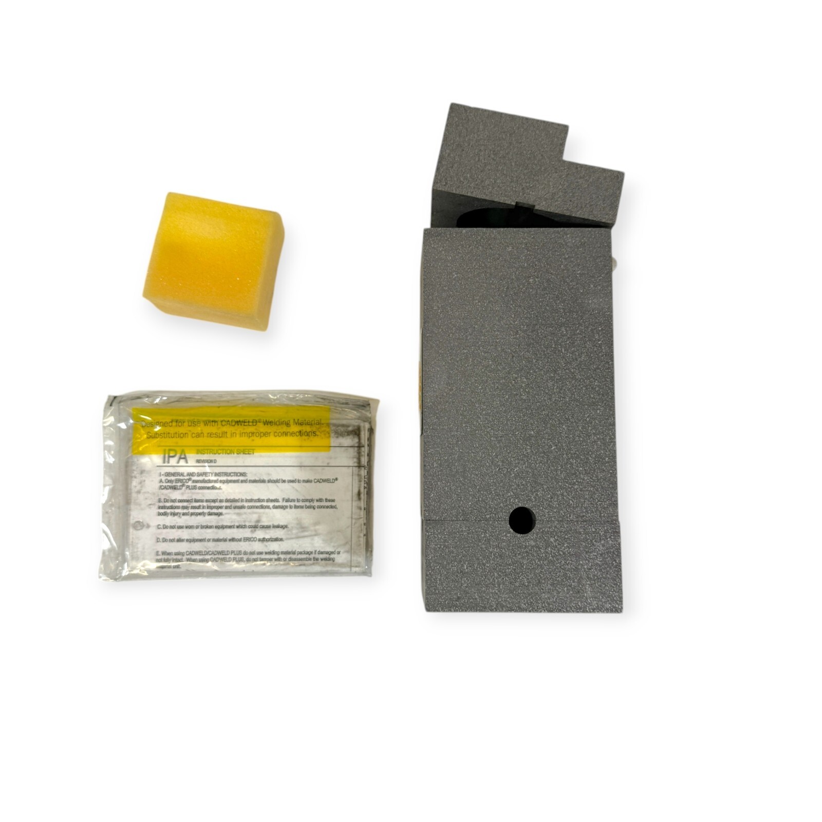 Erico Cadweld TAC2Q2G Graphite Mold for Welding Cable to Cable Tee 4/0 to 2/0