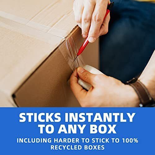 Clear Tape 110 Yards Per Roll for Moving /Packaging /Shipping 6 12 18 36 rolls