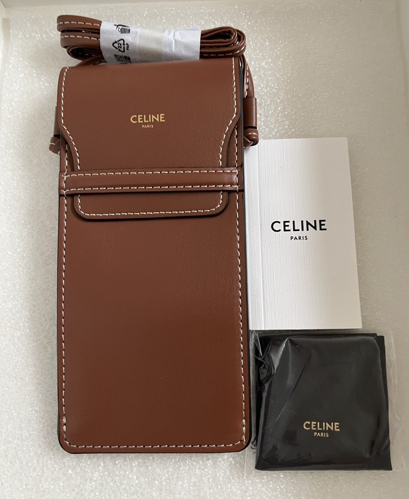 Celine empty case with strap /Authentic