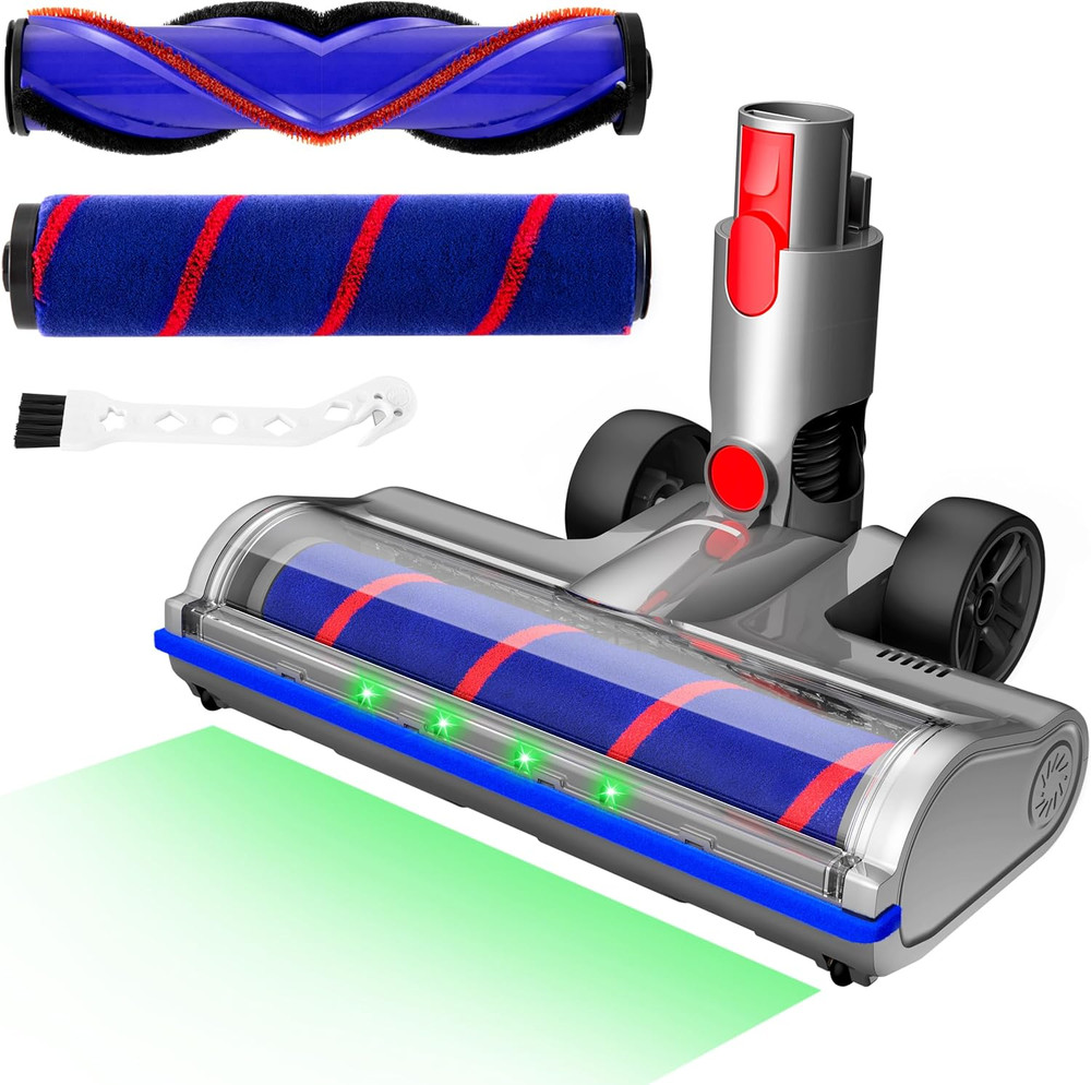 Dyson Vacuum Head Replacement 2-Brush 4 LED Self-Standing