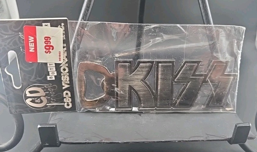 KISS Logo Metal Bottle Opener