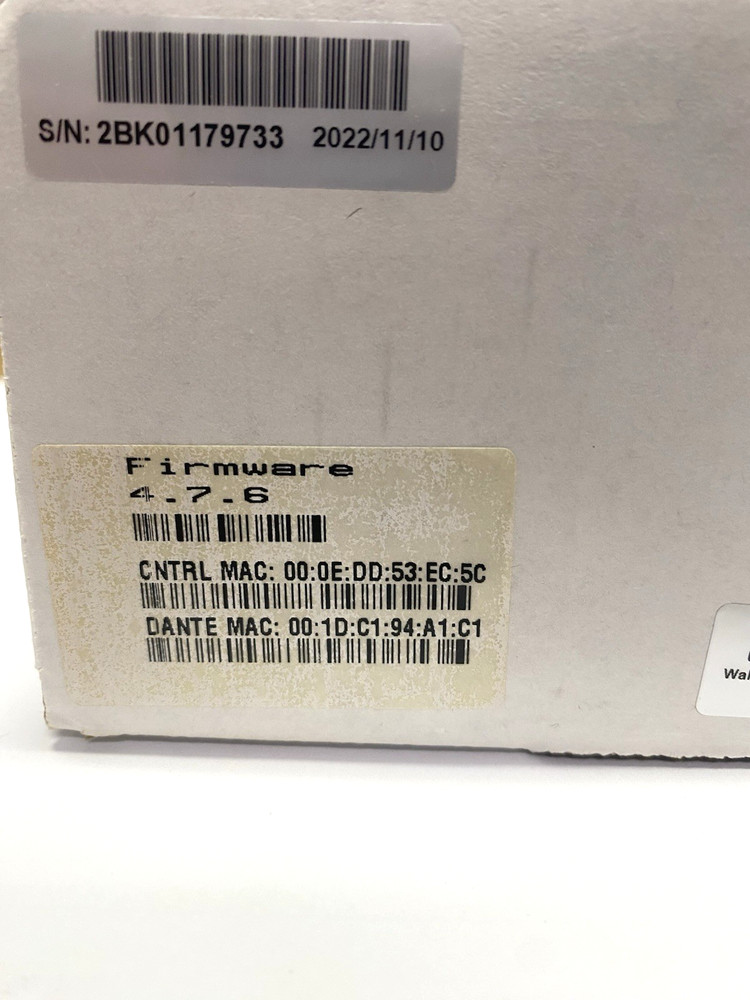 New Shure ANI4IN-Block Audio Network Interface Dante