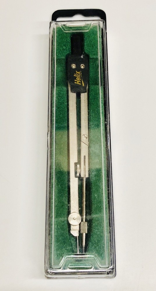 Vintage Helix Drafting Compass in Plastic Case