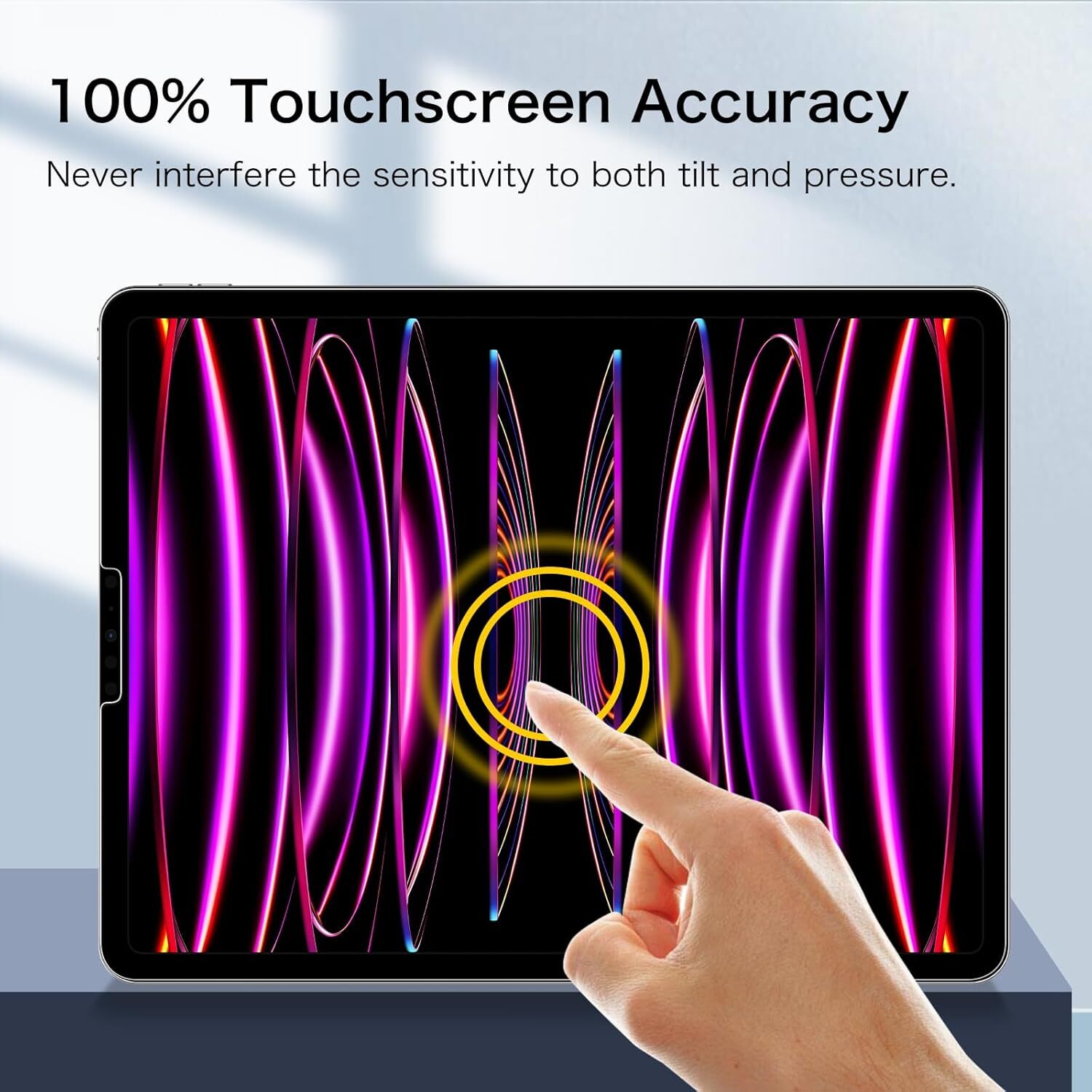 2-Pack Tempered Glass Screen Protector for iPad Pro 12.9-inch 6th 2022/5th 4th