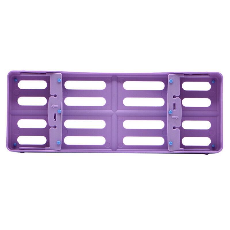 Dental Cassette Autoclavable Plastic Sterilization Rack Box 5 Instruments