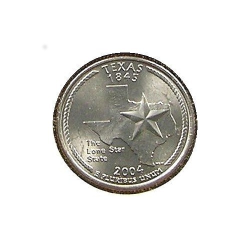 elf State Quarter Texas 2004 P  Lone Star