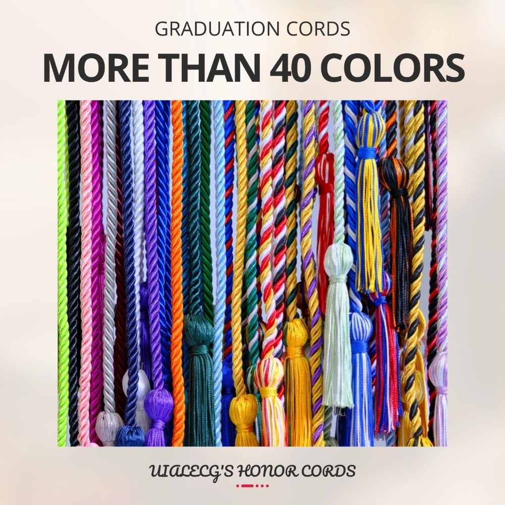 6 Pieces Graduation CordsFuchsia Honor Cords68 Inch