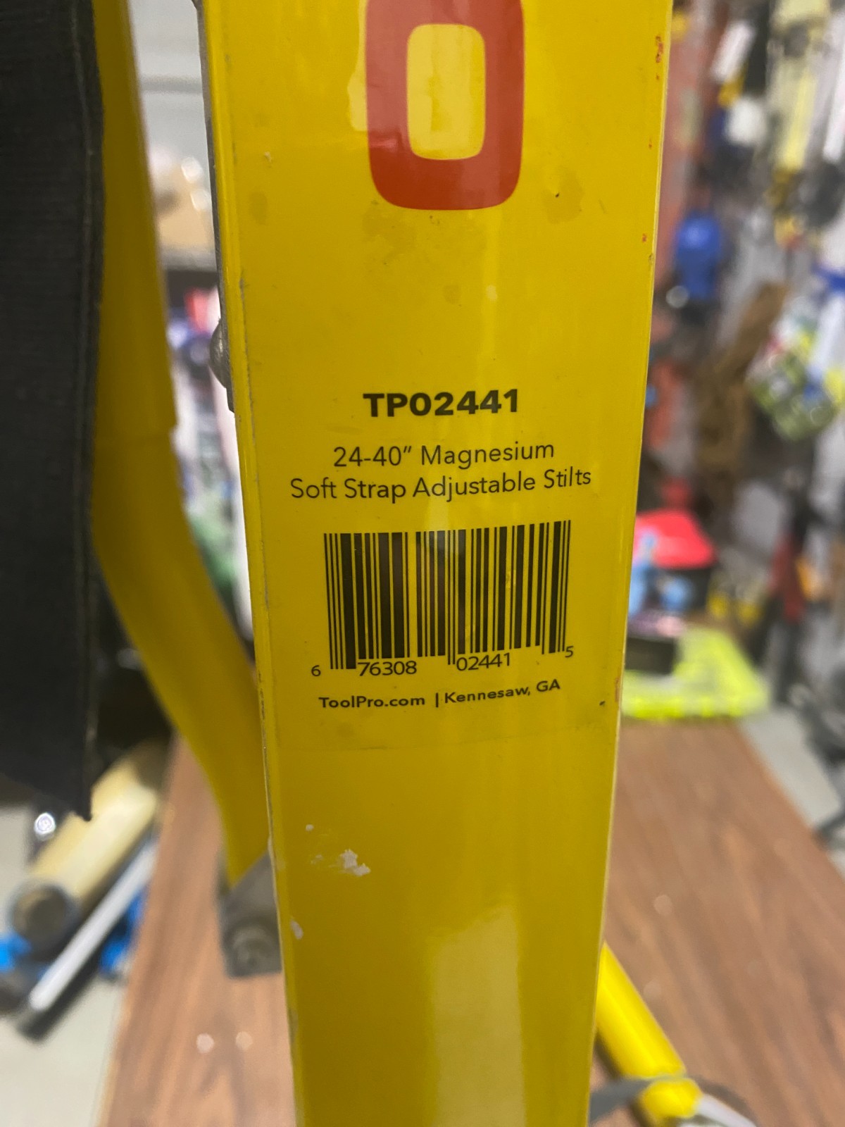 Pair Toolpro TP02440 24-40" Magnesium Drywall Painting Stilts