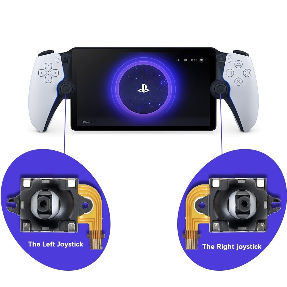 2-Pack Joystick Replacement Kit for PlayStation Portal PS Console/PS5...