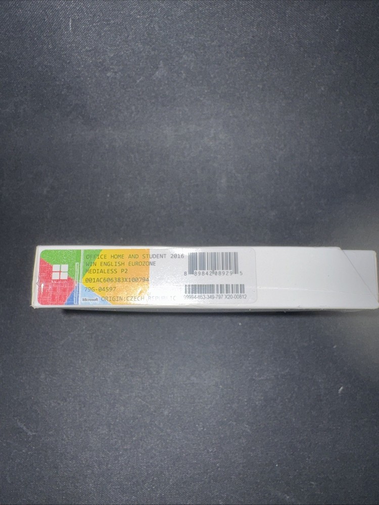 Microsoft Office Home & Student 2016 English Windows Software - Eurozone