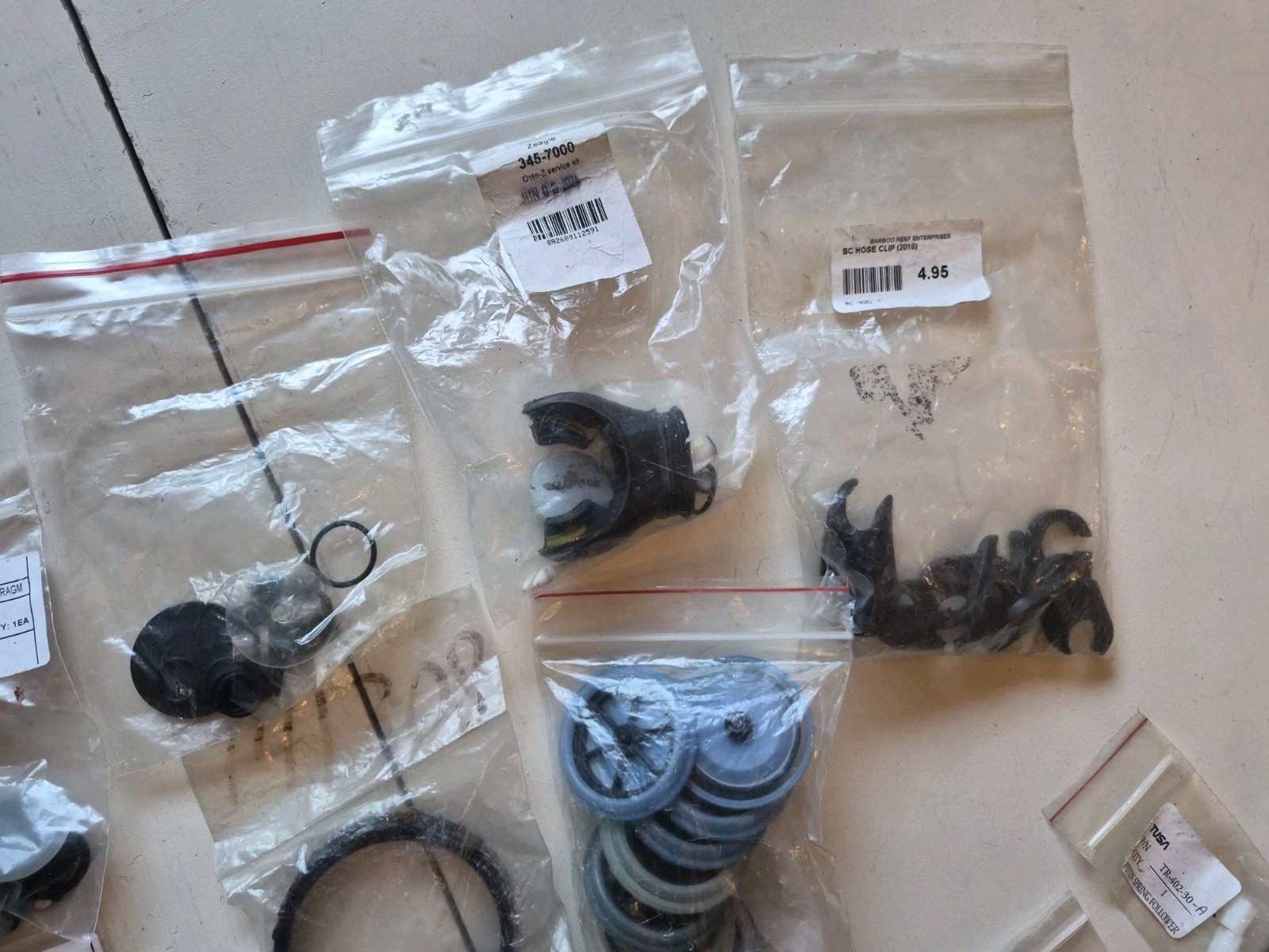 Huge Lot of Scuba Diving Equipment - Mares, Oceanic, Atomic, Apollo & More! Read