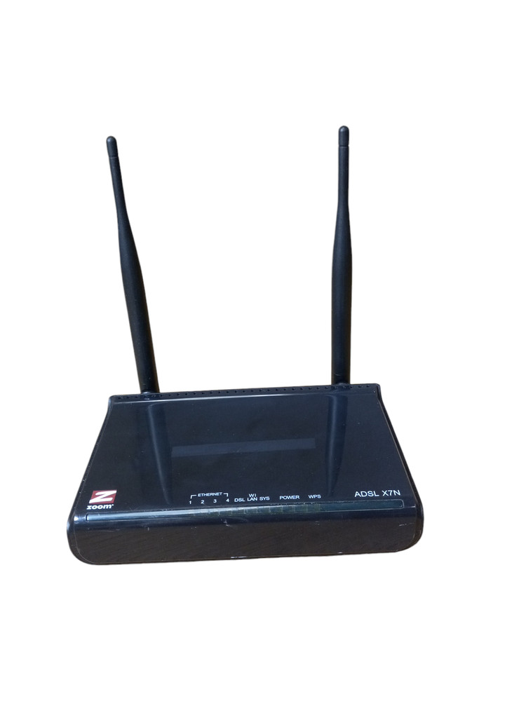 ZOOM X7N ADSL Modem/Router with Wireless N tested working complete