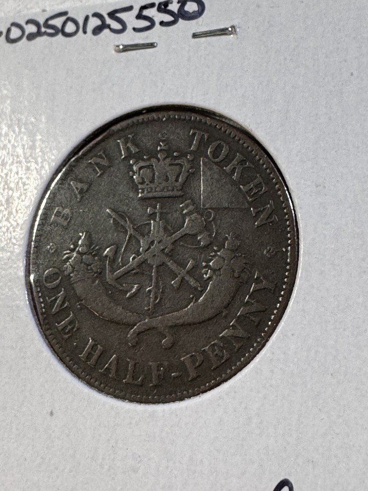 1850 Upper Canada 1/2 Penny