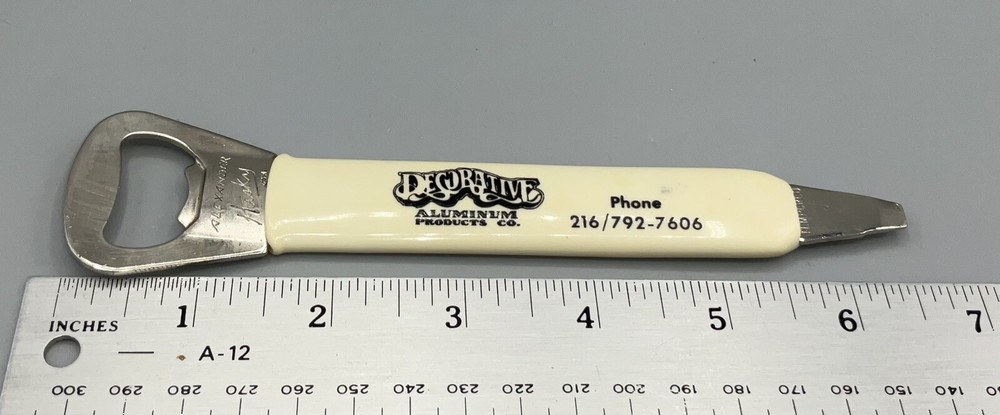 Vtg Alexander Husky Multi-Function Bottle Opener/Tab Lifter Advertising Sample