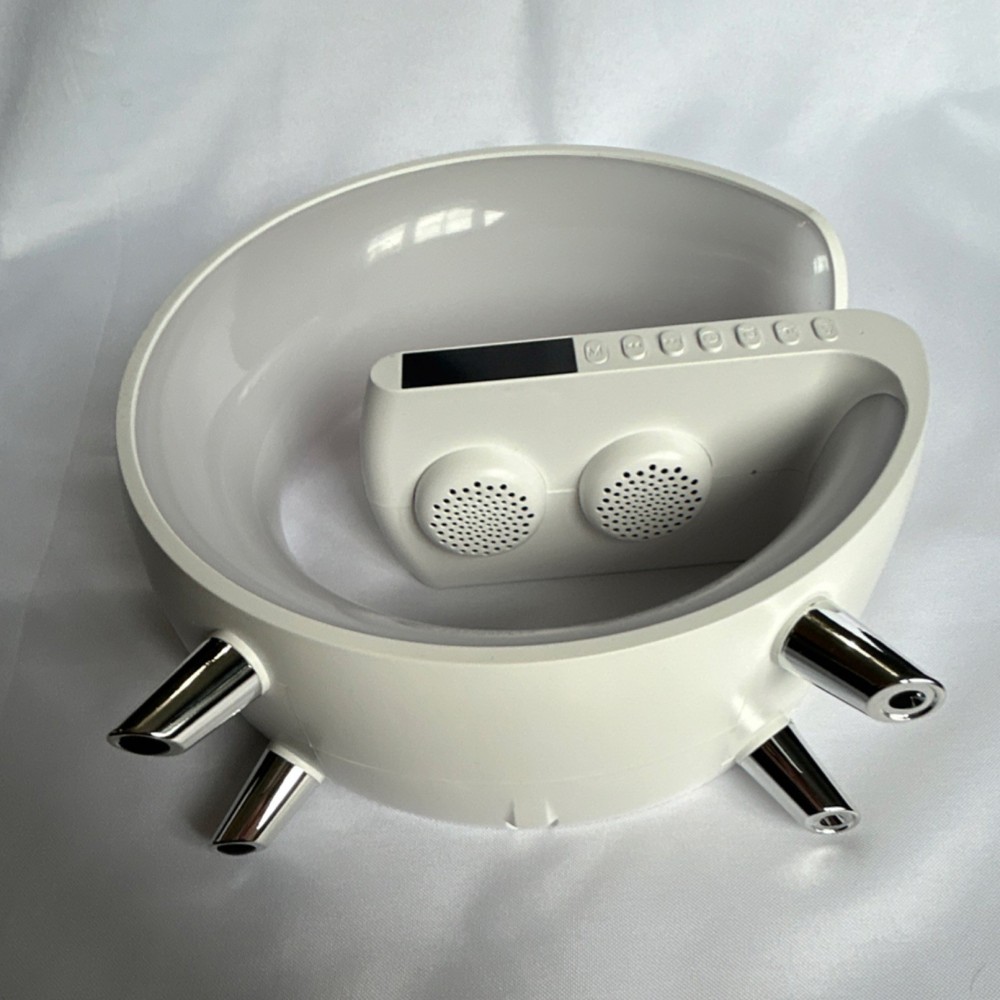 Smart Light Sound Machine White Noise Clock Night Light White