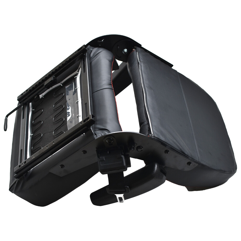 Universal Forklift Excavator Tractor Mower Seat with Armrest Safety Belt