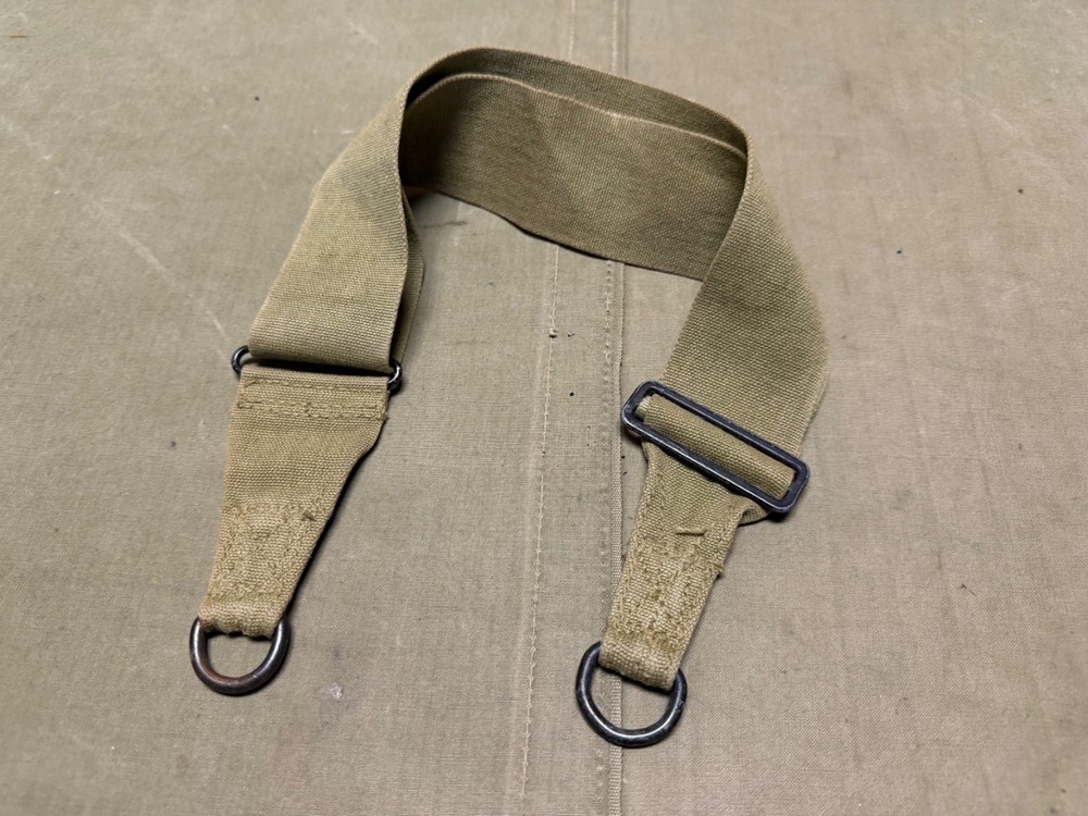 ORIGINAL WWII US ARMY M1936 MUSETTE PARATROOPER JUMP BAG CARRY STRAP-1941