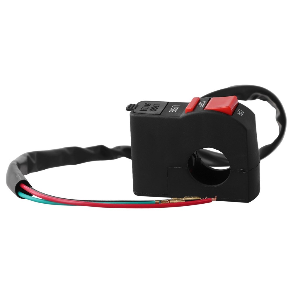 Convenient Motorcycle USB Charger with Built In Headlight Functionality