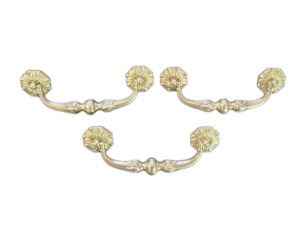 Solid Brass Dresser Drawer Pulls N3876