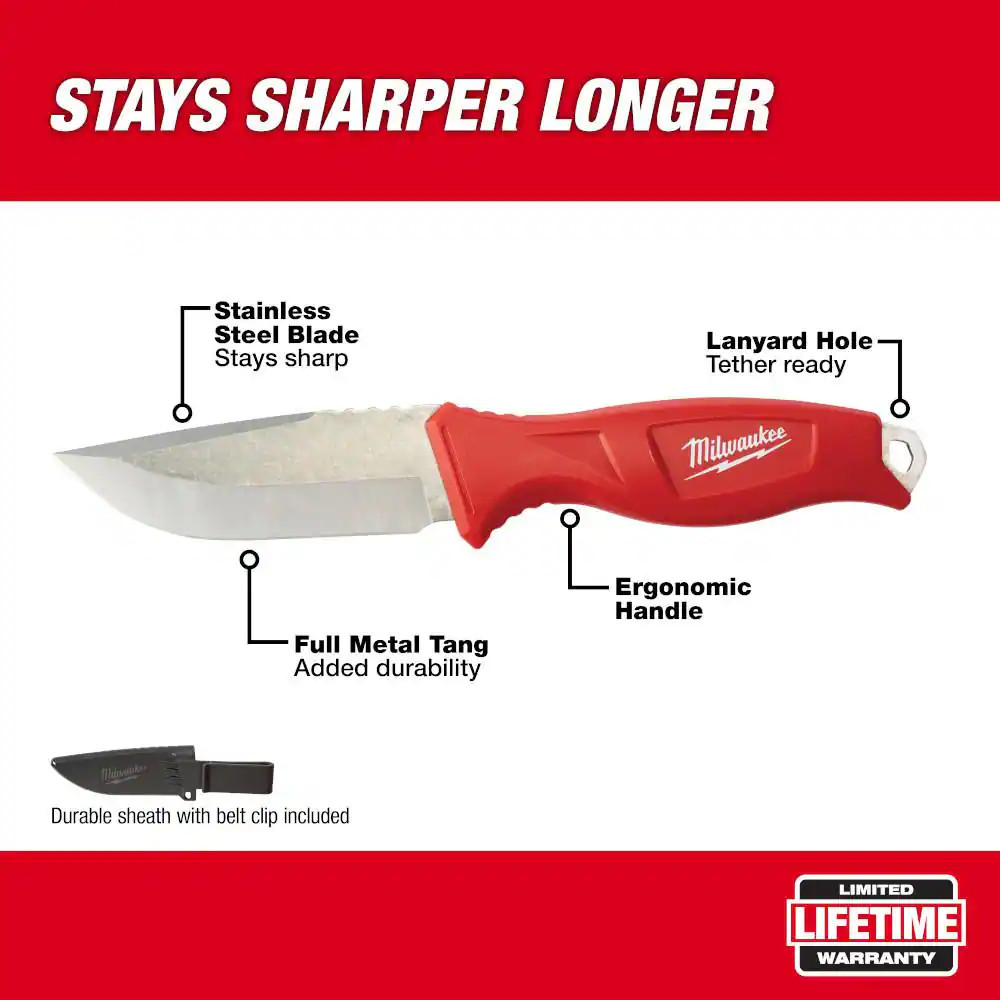 4 In. Tradesman Fixed Blade Knife