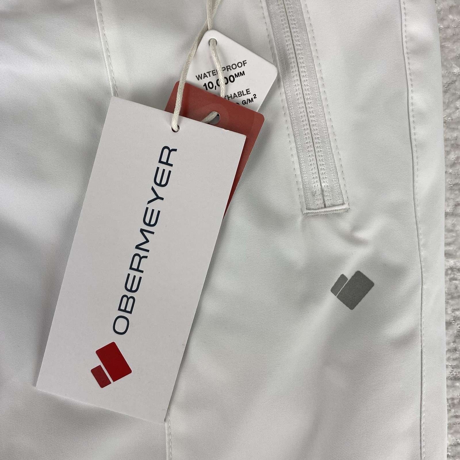 Obermeyer Snow Ski Brooke Pants Teen Girls Size Medium White Skiing Snowboard