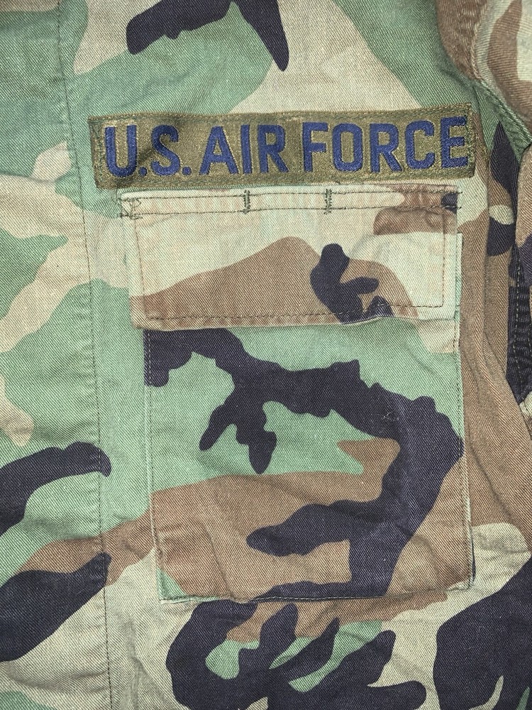 US Air Force Prime BEEF Civil Engineering BDU Jacket Staff Sergeant Medium Camo