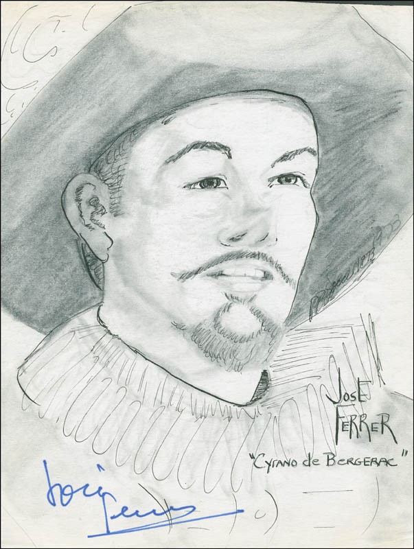 JOSE FERRER - ORIGINAL ART SIGNED