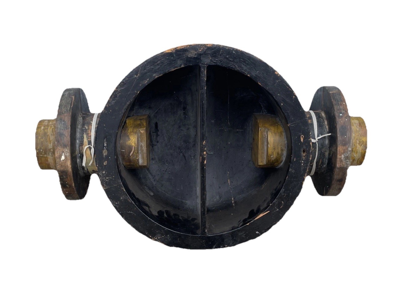 Large Vintage Industrial Wood Foundry Mold Pattern From Philadelphia Navy Yard