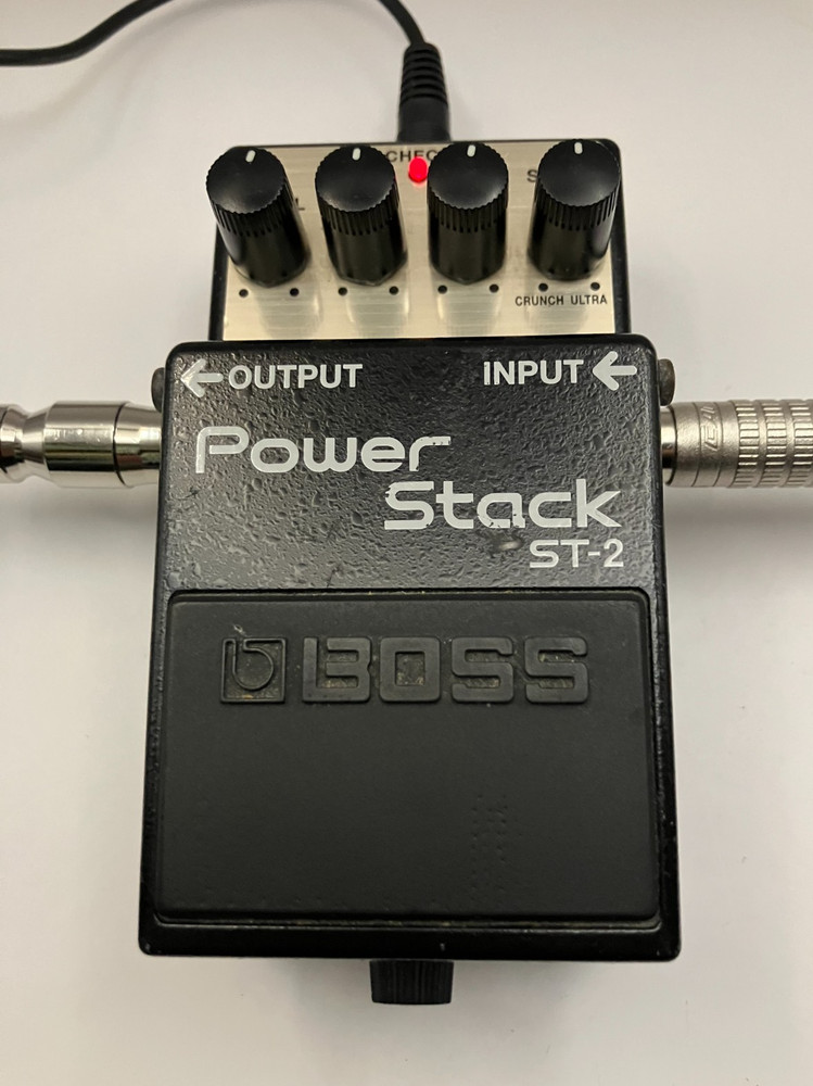 Boss ST-2 Power Stack Distortion Guitar Effect Pedal Tested Working from Japan