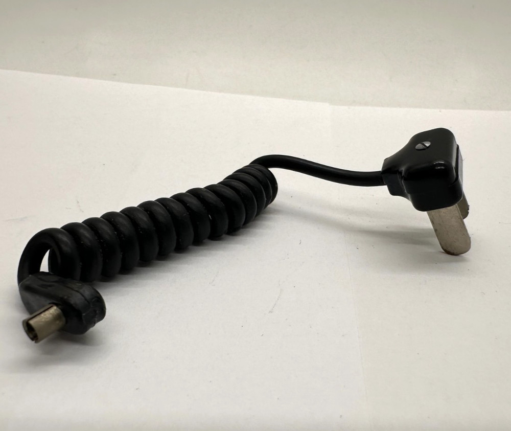 Vintage - Household to PC - Flash Sync Cord Coiled Cable Plug