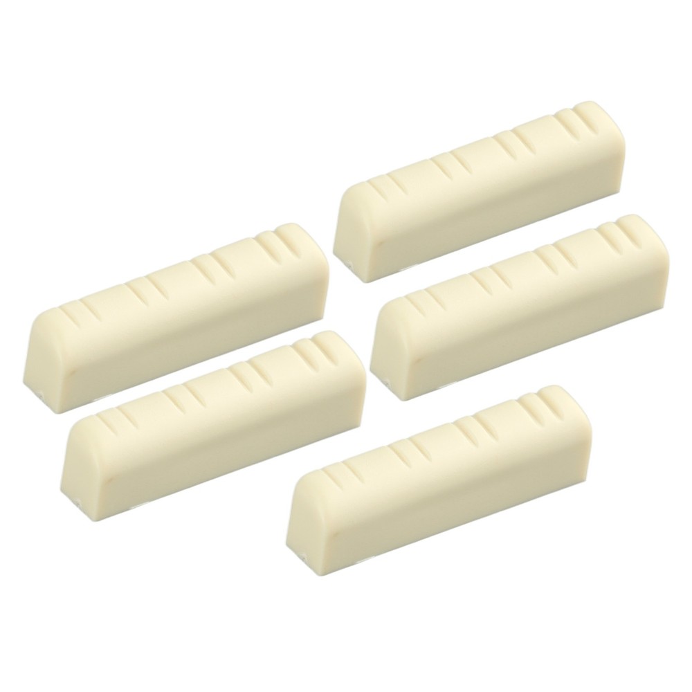 ♡ 5Pcs Mandolin Bridge Nut 8 String Plastic 3.5cm Universal Instrument For