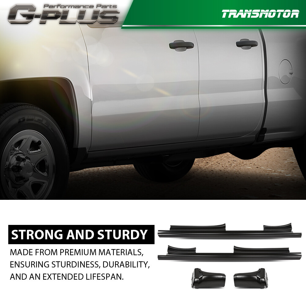 Rocker panel and Cab corner Kit for 14-18 Chevrolet Pickup Silverado Double Cab