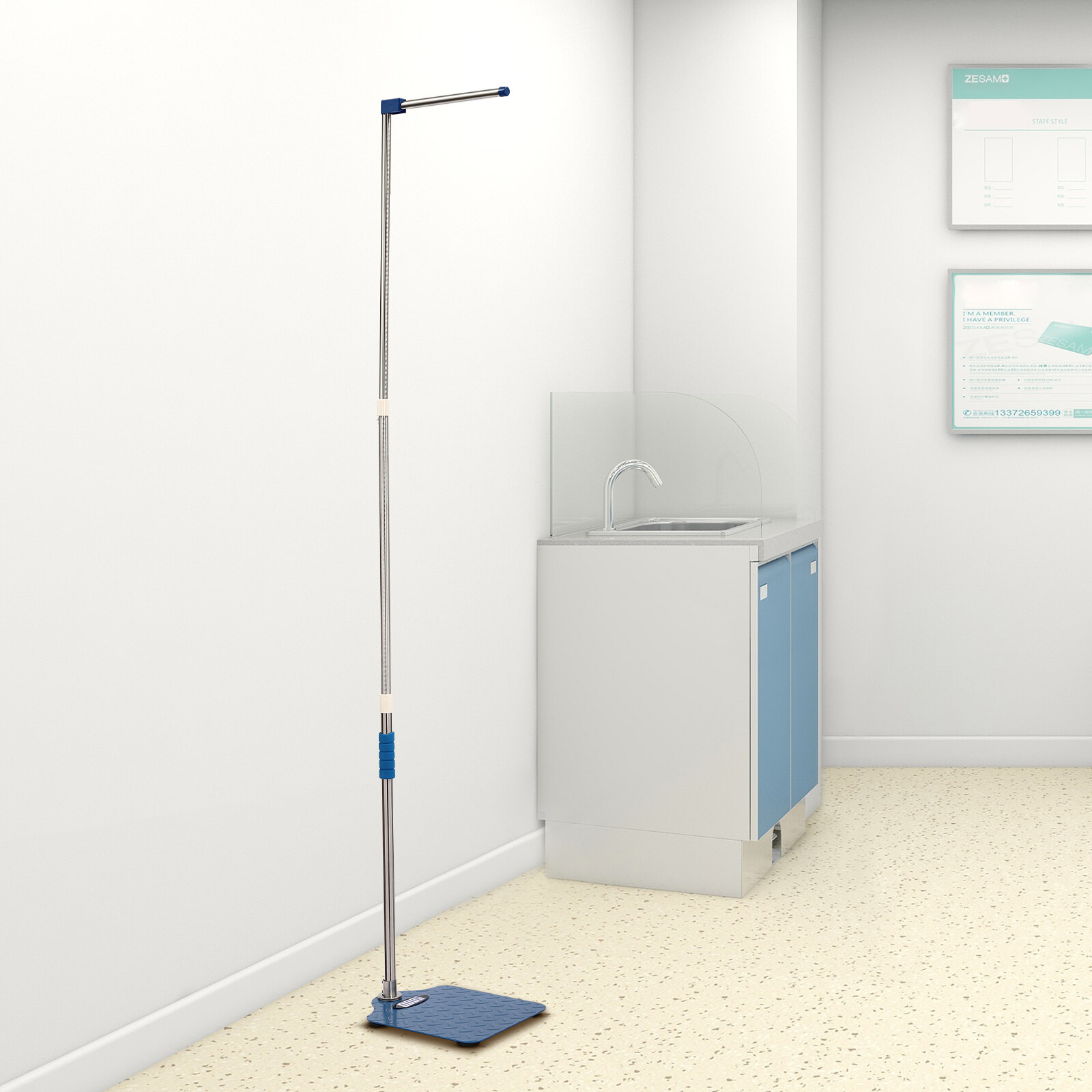 Height and Weight Scale / Digital Weight Scale Platform and Height Rod 70-190CM