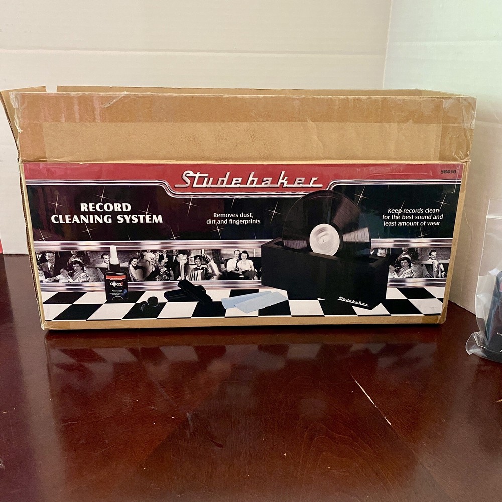 Studebaker Record Cleaning System Original Box For Vinyl Records
