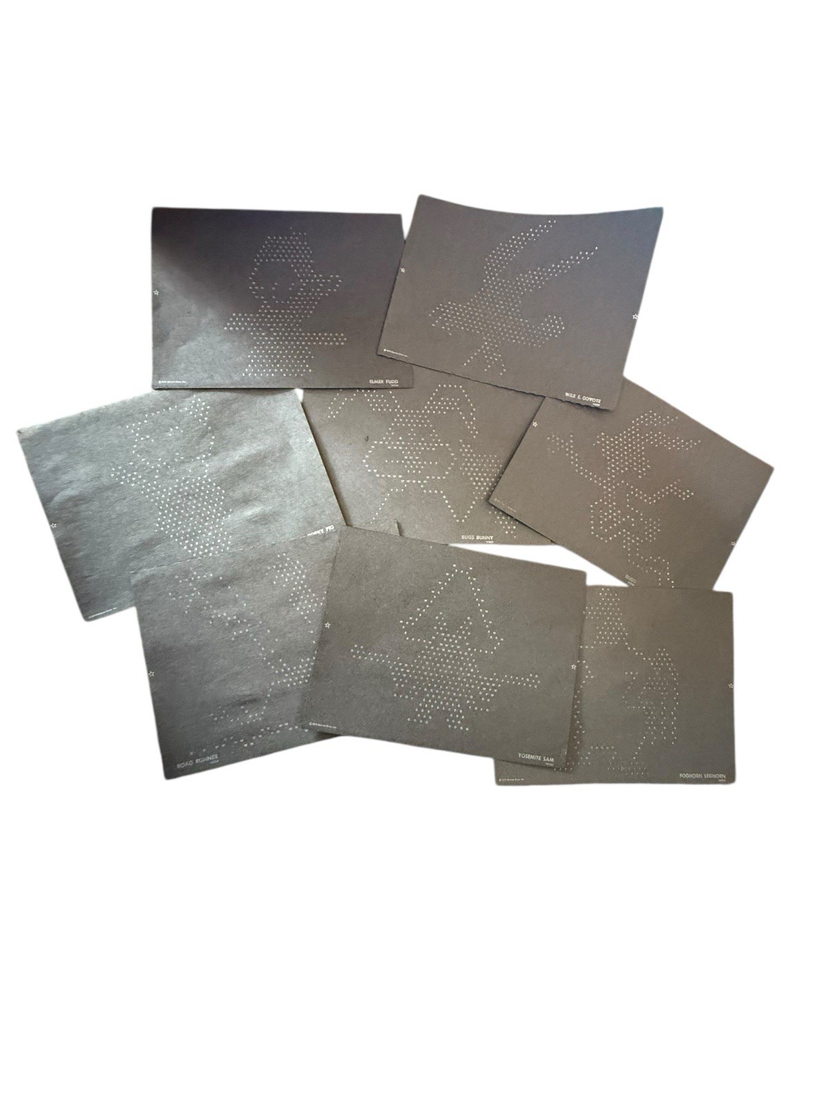 Lot Over 50 Lite-Brite Refill Sheets Cabbage Patch Warner Bros Blanks