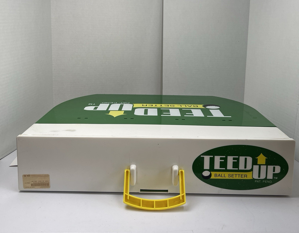 Teed Up Golf Home Driving Range w/ Gravity Feed Ball Tee System Ball Setter