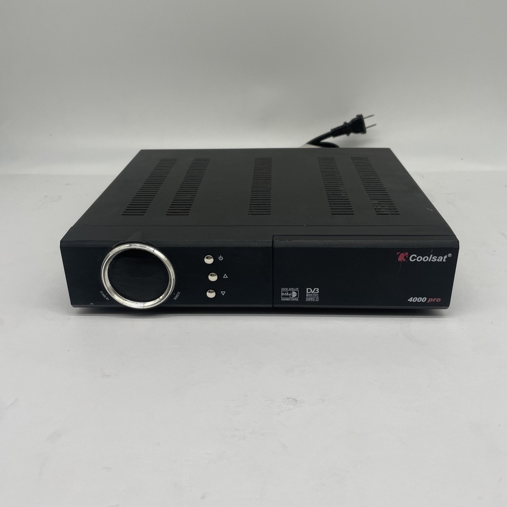 CoolSat 4000Pro Satellite TV Receiver *POWERS ON UNTESTED*