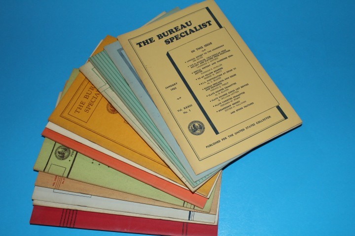 The Bureau Specialist Journal 1962 Full year BlueLakeStamps Timeless info
