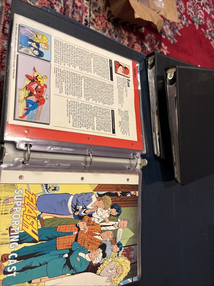 Comic Book Bio Binder