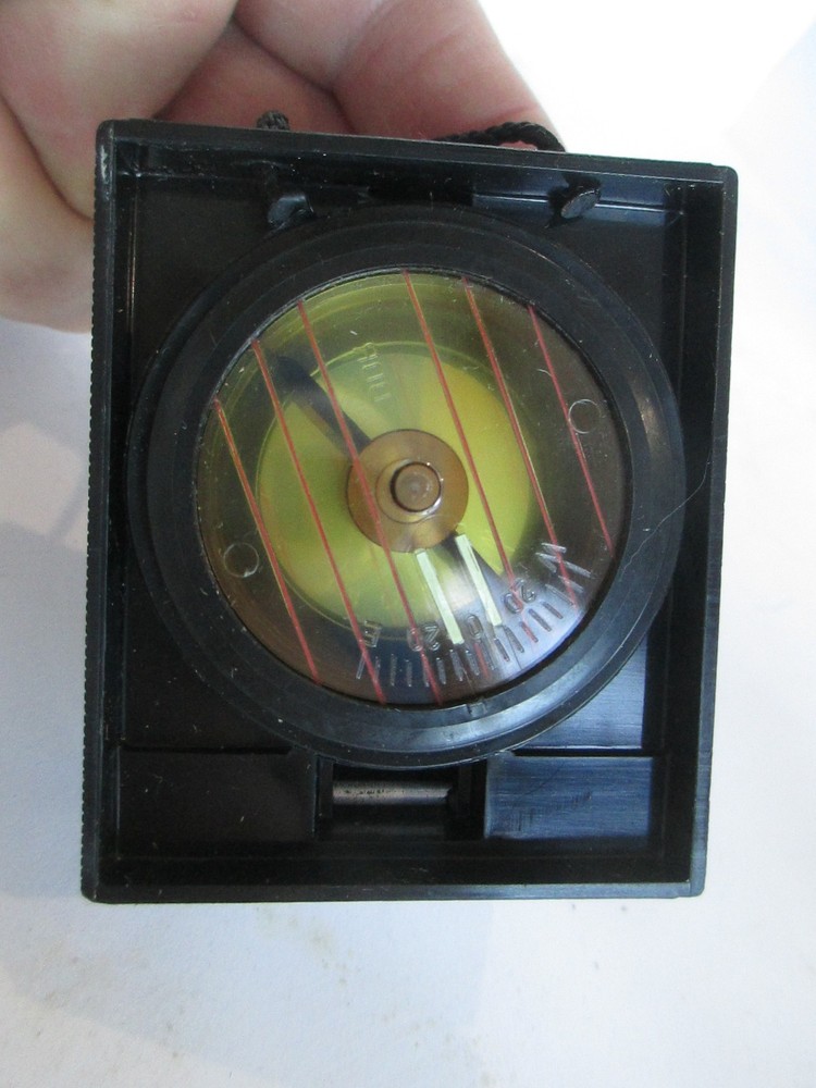 Vintage Freiberger Compass Germany with Case & German Instructions A15