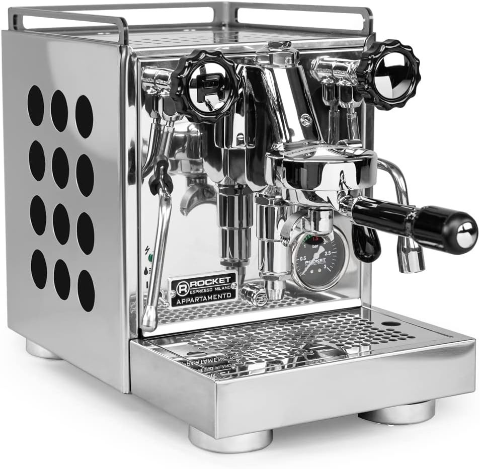 Rocket Espresso Appartamento Espresso Machine (Stainless/Black)