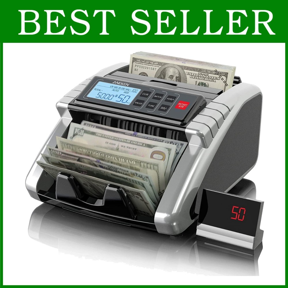 Reliable Cash Counting Machine with Multiple Detection Modes