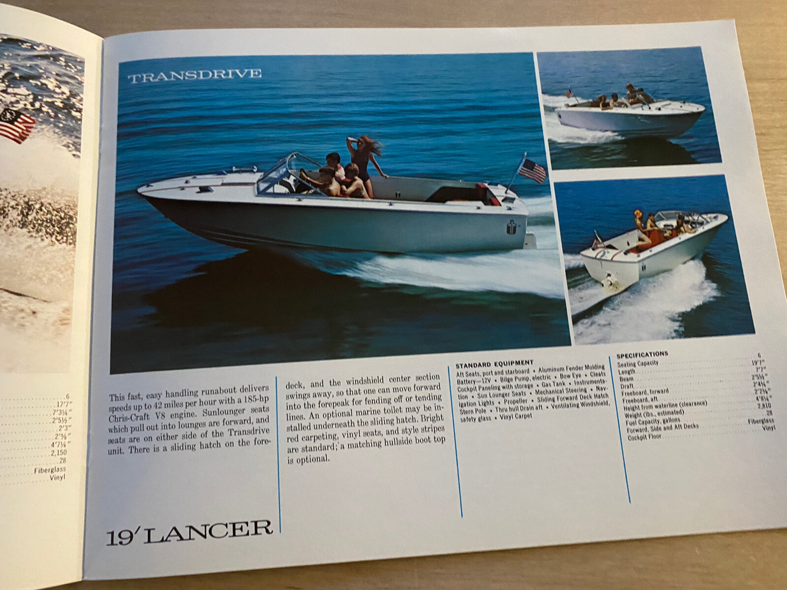 Chris Craft 1969 Sport Performance Boat Brochure / Catalog (Lancer / XK)