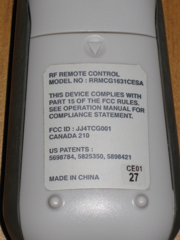 Genuine Sharp GyroPoint RF Projector Remote RRMCG1631CESA - UNTESTED