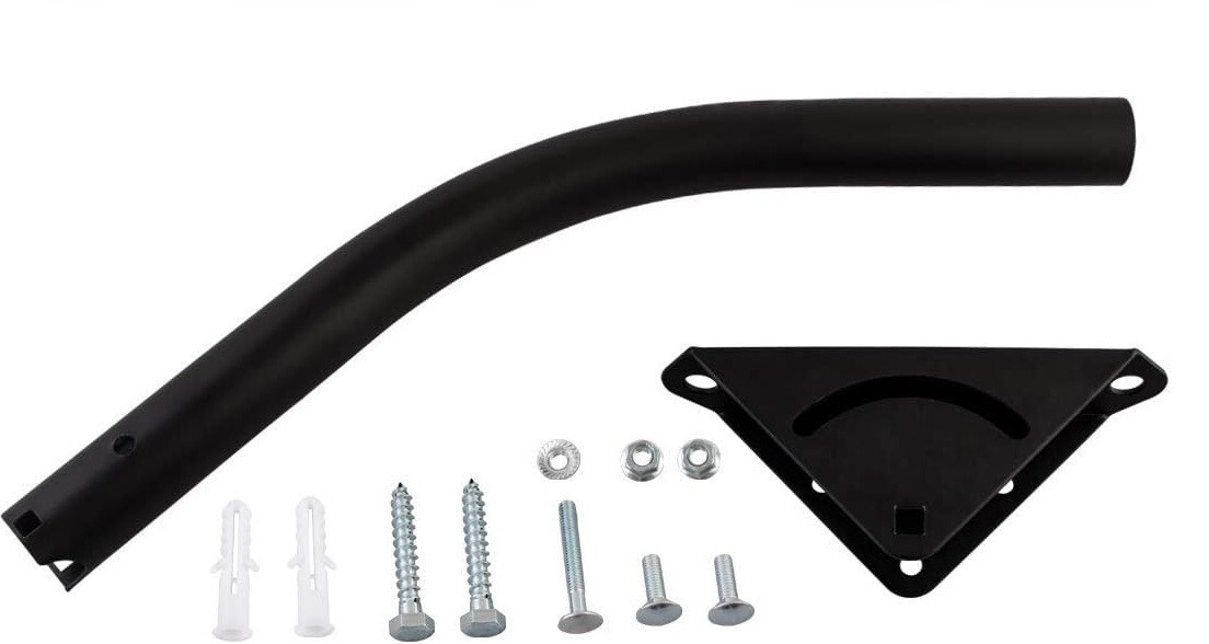 19” Universal J-Pole J-Mount for Outdoor Antennas, Over the Air HDTV -NEW- BLACK