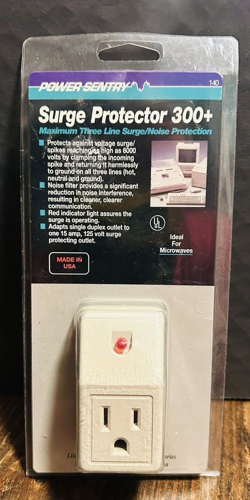 POWER SENTRY HOME ELECTRONICS SURGE PROTECTOR BLOCKER 165 JOULES MODEL 140