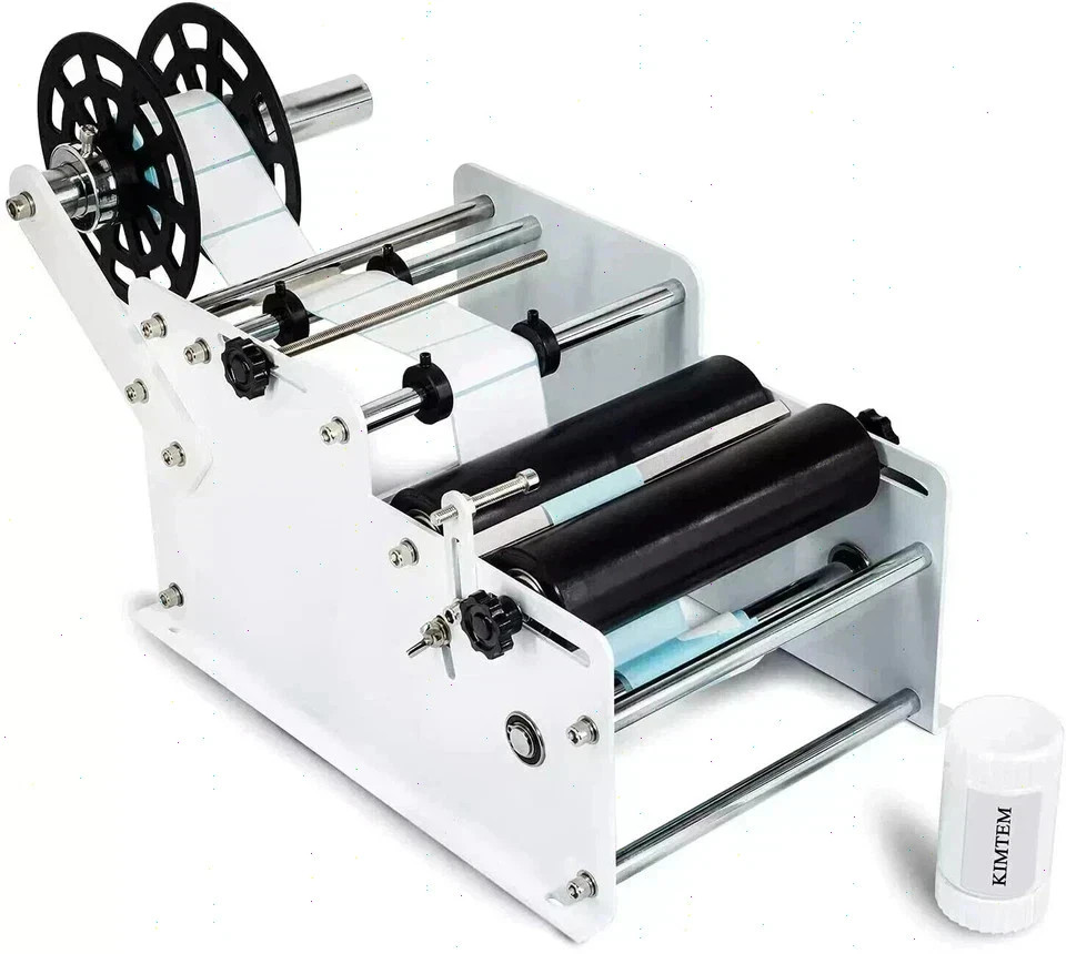 MT30 Manual Labeling Machine Ideal for Round Bottles Precise Label Application