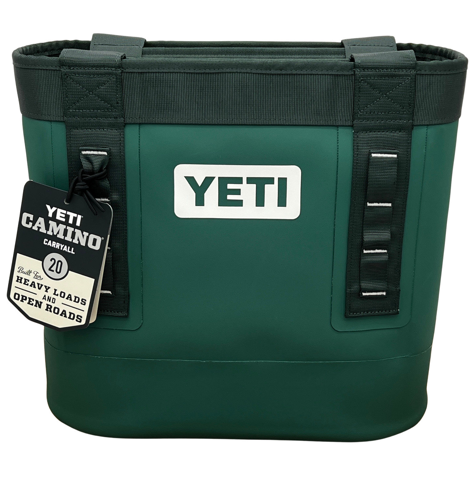 YETI Camino 20 Carryall – Black Forest Green | Waterproof Rugged Tote w All Tags