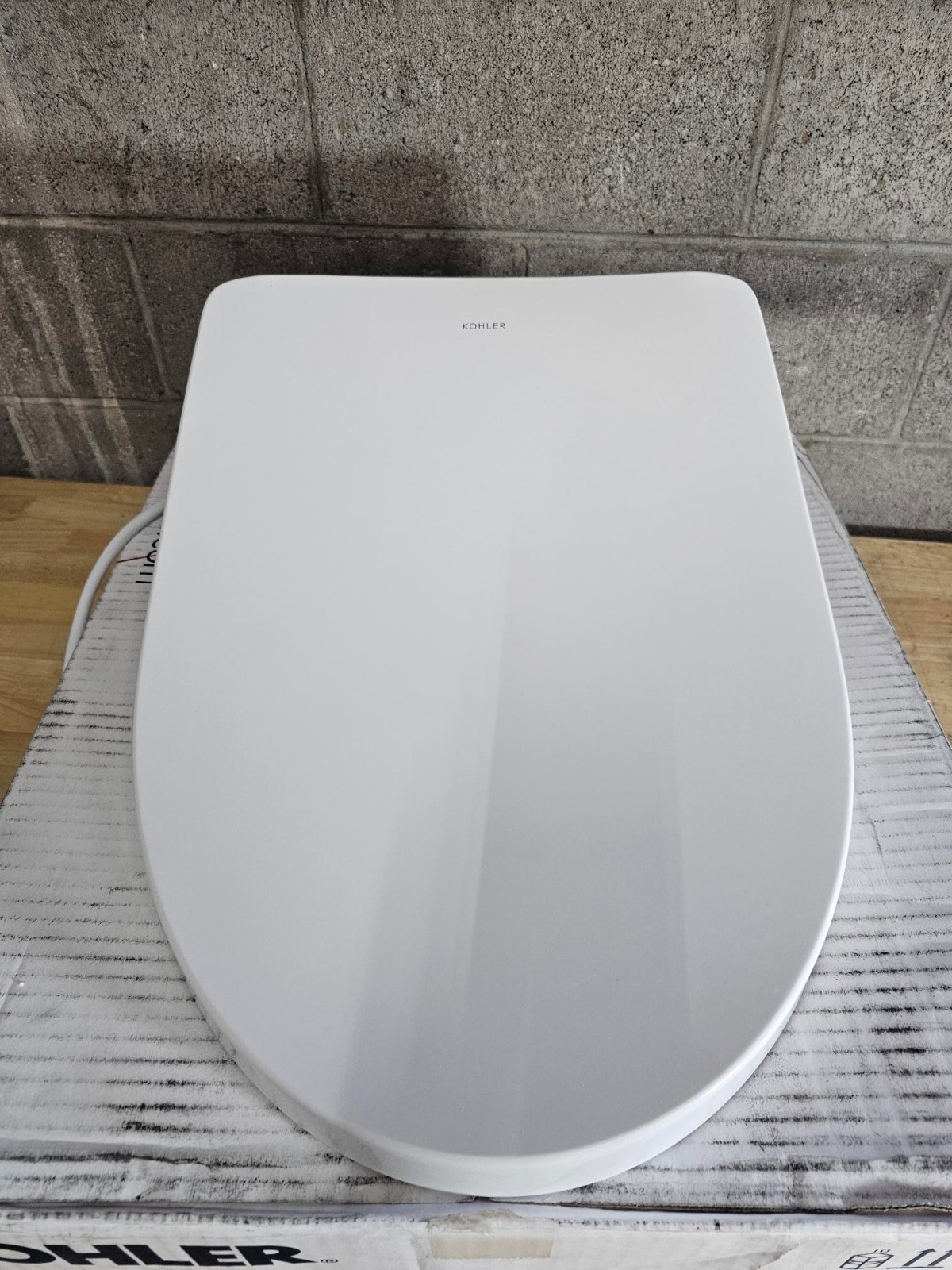 Enlongated Kohler C3-325 28119-0 Bidet Toilet Seat Heated w/ Remote